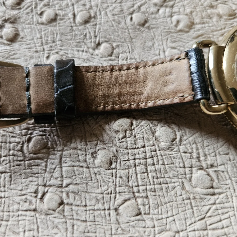 Shinola Gold Case with Brown Leather Strap Watch - Picture 11 of 12